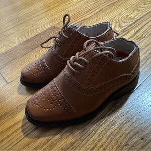 Joseph Allen Brown Toddler Dress Shoes